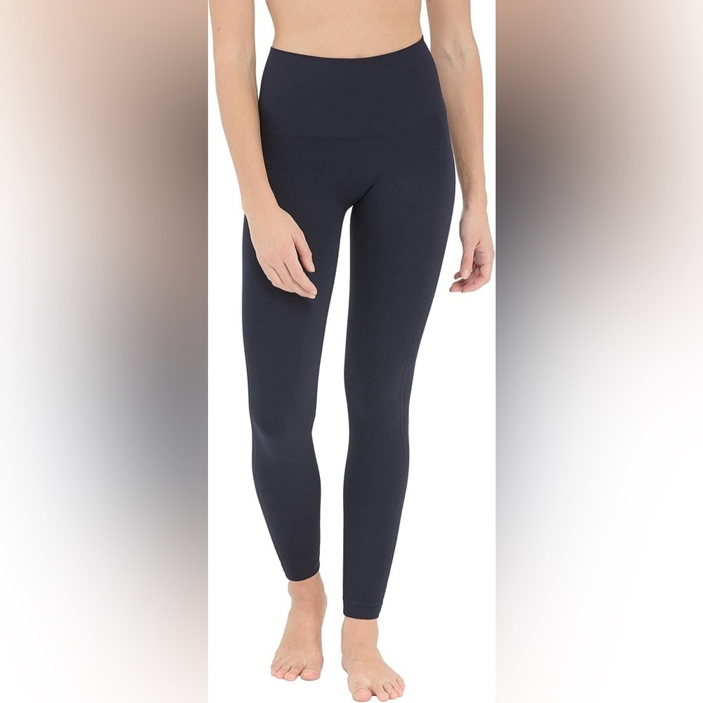 SPANX Look At Me Now Seamless Leggings Black Small